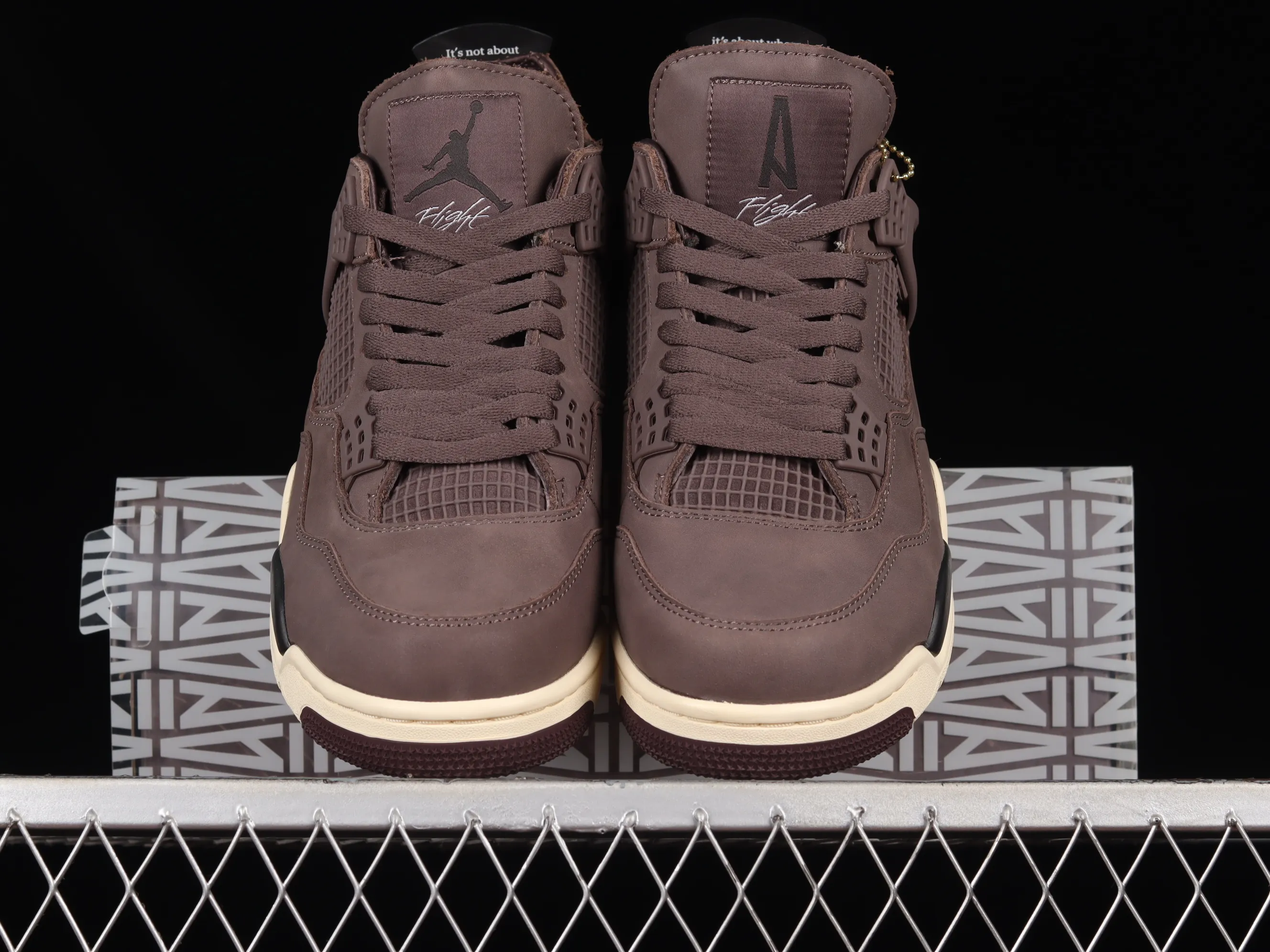 All categories Air Jordan Jordan series basketball shoes Air Jordan 4 pure original version A Ma Maniére x Air Jordan 4 "Violet Ore" AJ4 Joe 4 joint model burgundy red DV6773-220